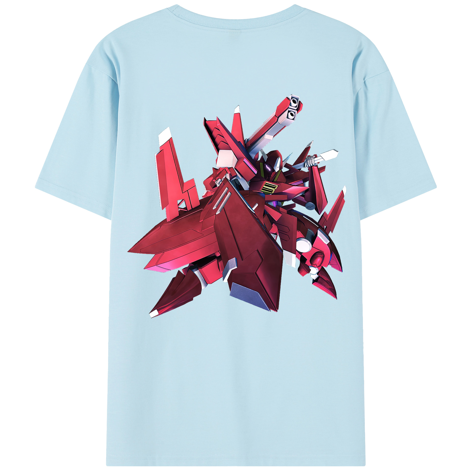 （画像用） 機動戦士ガンダム Mobile Suit Gundam 綿100％半袖Tシャツ（背面プリント）